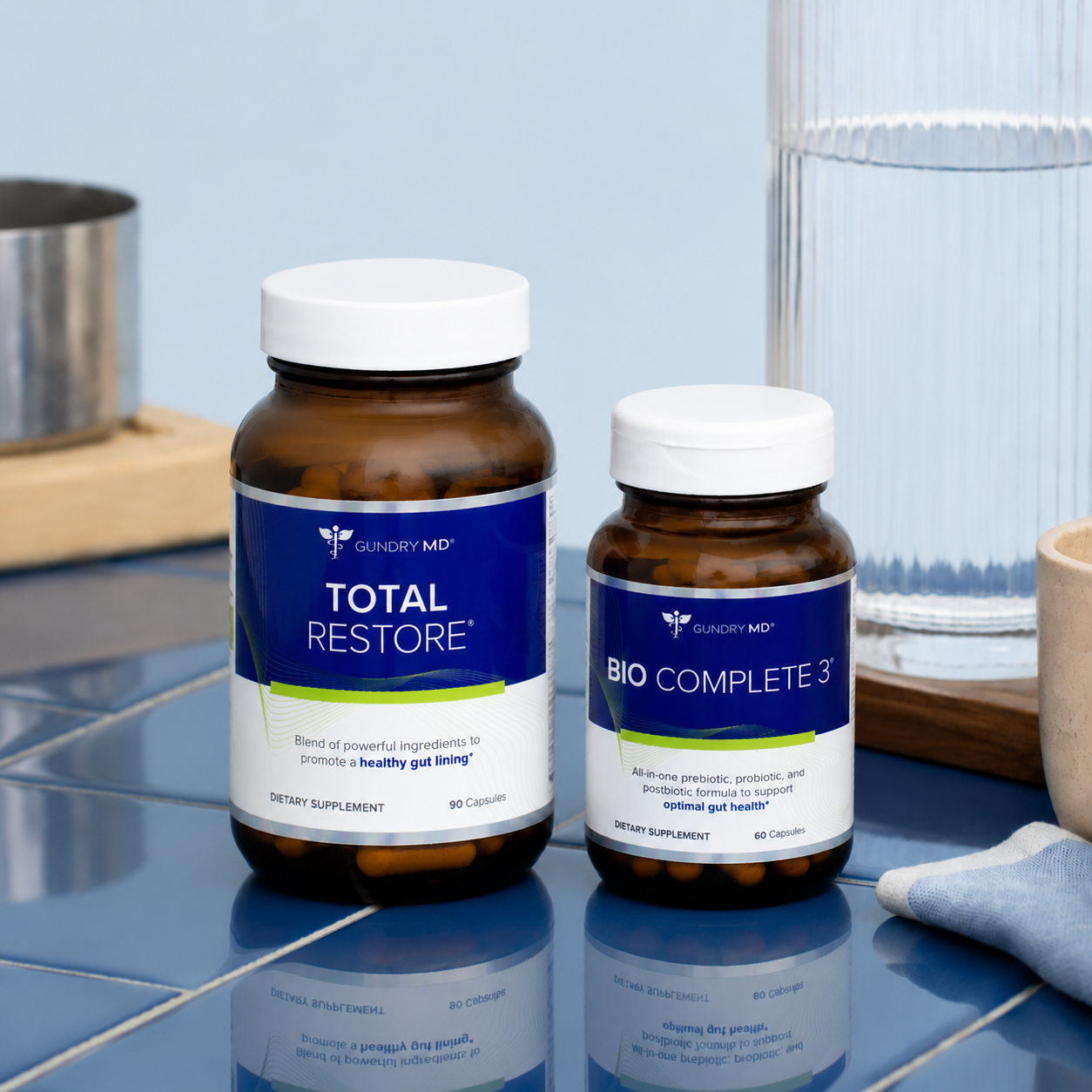 Gundry MD Bio Complete 3 and Total Restore Bundle